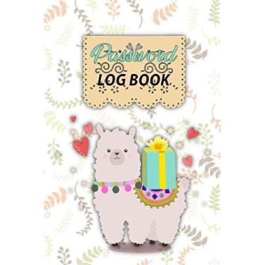 Imagem de Internet Password Log Book: Llama Lovers Password Internet Login Keeper Website Log Book Organizer With A-Z Tabs Pocket Passkey Compact Size - Cactus with Gift Cover