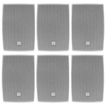 Imagem de Kit 6 Caixas de Som Acústica JBL C621B Passiva Branca - 200 Watts RMS