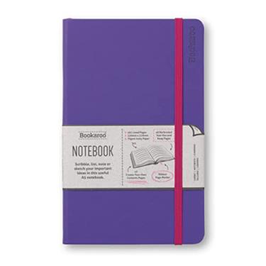 Imagem de IF Caderno Bookaroo A5, Diário – Roxo, Caderno pautado clássico, capa dura com poliuretano macio, (A5) 21,5 x 13,5 cm, 192 páginas