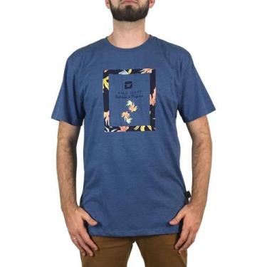 Imagem de Camiseta Hang Loose Silk Squarefish Azul Escuro - Masculina