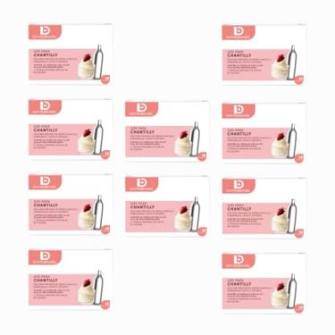 Imagem de Ampolas de Gas para Chantilly N2O para Garrafa Sifão, Kit 100 Capsulas