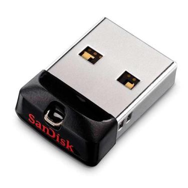 Imagem de Pendrive Sandisk 16Gb Usb Cruzer Fit 2.0 3.0 Box Flash Drive Secure