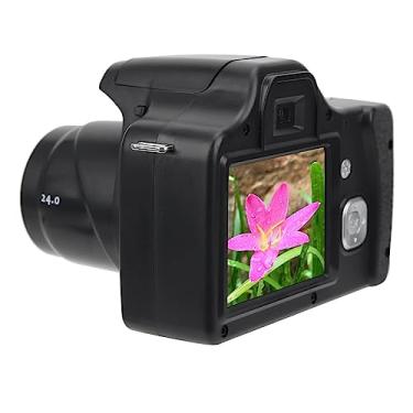 Imagem de Câmera SLR digital portátil com tela LCD de 3 polegadas, zoom 18x, imagem HD, longa distância focal para experiência fotográfica de primeira linha (versão padrão + lente grande angular)