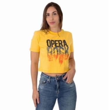 Imagem de Camiseta Feminina Operarock Cropped-Feminino