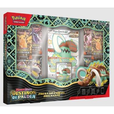 Imagem de Cartas - Box Pokemon - Destinos De Paldea - Presa Grande Ex Brilhante COPAG DA AMAZONIA