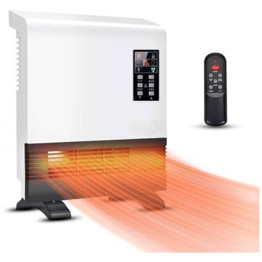 Imagem de Aquecedor Elétrico de Parede com Suporte, 3 Modos e Temporizador, 1500W 110V, Airchoice, Branco