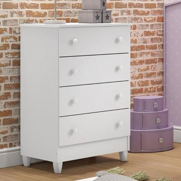 Imagem de Cômoda 4 Gavetas Ariel Carolina Baby