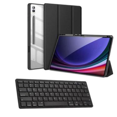 Imagem de Capa Case Smart + Teclado Bluetooth Para Tablet Samsung Galaxy S9 FE 1