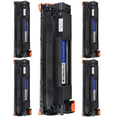 Imagem de Kit 5 Unid Toner Byqualy Compatível Com Impressora HP Laser Jet Pro  C