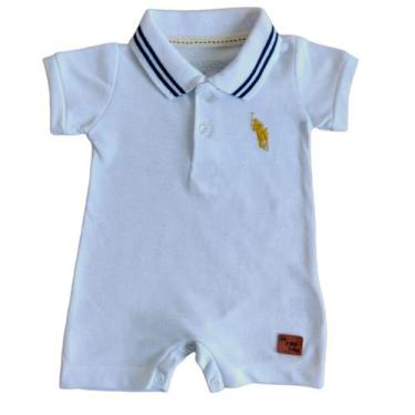 Imagem de Macacão Curto Bebê Menino Romper com um lindo Bordado Luxo - Patrulha 
