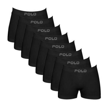 Imagem de Kit 8 Cuecas Polo 781 Algodão Boxer Sem Costura - Sortido - POLO STAR,