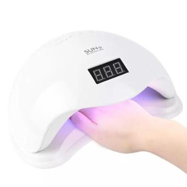 Imagem de Secador de unhas com lâmpada de led sun 5, uv, para todos os géis, 24 
