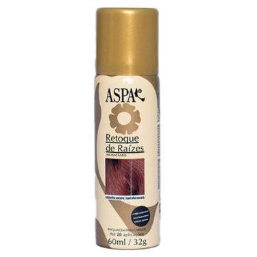 Imagem de Maquiagem para os cabelos Aspa Retoque de Raízes 60ml, Castanho Escuro