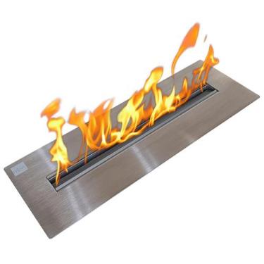 Imagem de Lareira Ecológica A Álcool INOX - Queimador 50Cm - Nova Lareiras Ecoló