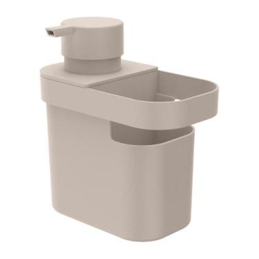 Imagem de Dosador Dispenser 650ml Sabonete Liquido Detergente OU Bege