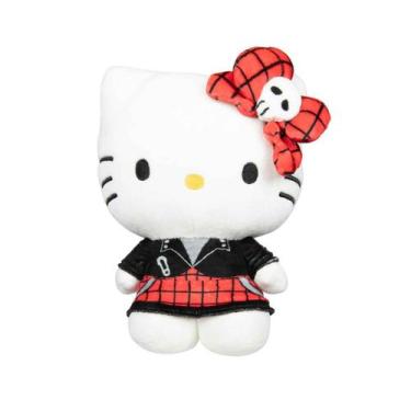 Imagem de Pelucia Hello Kitty Saia Vermelha 18cm Sunny 3871