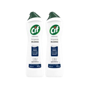 Imagem de Higienizador Cremoso Cif Original 450ml 2 Unidades