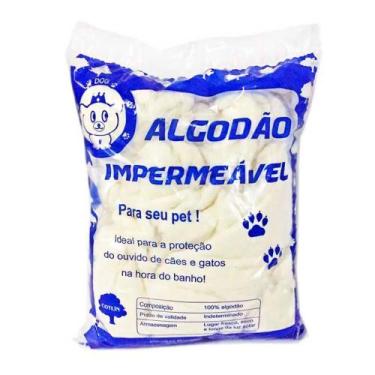 Imagem de Algodão Hidrófobo Impermeável Pet 500g Cotlín Ouvidos Cães e Gatos