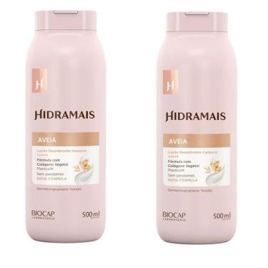 Imagem de kit 2 Creme Loção Corporal Hidramais Aveia 500ml