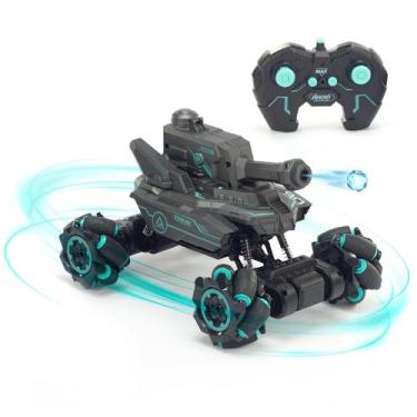 Imagem de Carrinho Controle Remoto Tanque Atira Bolinha - PRO BABY