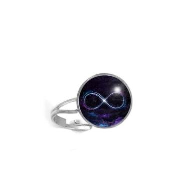 Imagem de Anel Símbolo do Infinito Unissex e Ajustável - RECANTO ASTRAL 