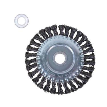Imagem de Escova Circular de Aço Trançada 6" x 1/2" Rocast