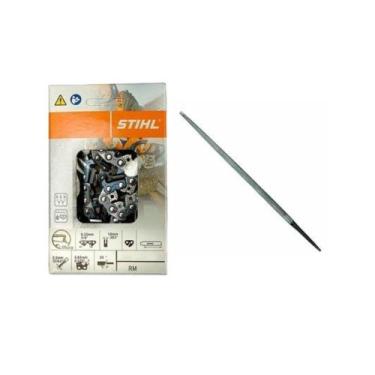 Imagem de kit corrente e lima (corrente de 34 dentes lima de 4,8mm) - stihl