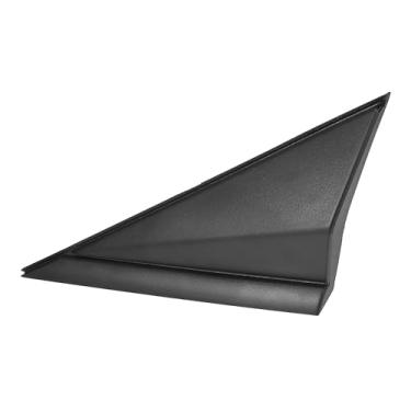 Imagem de VekAuto Capa triangular de canto espelhada compatível com Hyundai Elantra 2014 2015 2016, plástico durável, preto, painel de acabamento triângulo retrovisor frontal esquerdo