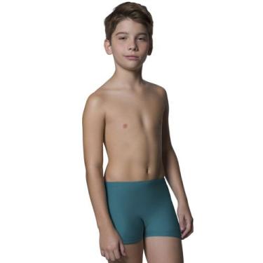 Imagem de Sunga Boxer Selene Básica Infantil, Azul, 6