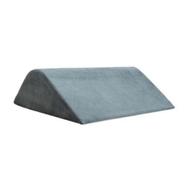 Imagem de Generic Almofada de perna e joelho Almofada de cunha Almofada ergonômica Acessórios macios Almofada de espuma de memória Almofada de suporte de joelho para, Cinza