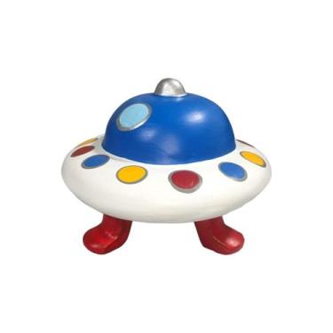 Imagem de Cofre Cofrinho Disco Voador Nave Enfeite Decorativo Decorado - Decore 