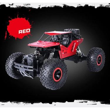 Imagem de Carro Carrinho De Controle Jeep Rally Off-road 4x4 Rock, Vermelho