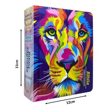 Imagem de Bíblia Pequena Para Bolsa Pentecostal Assembleia Harpa Coros Com Índice Palavra De Jesus Em Vermelho