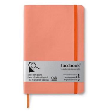 Imagem de Caderno Sem pauta taccbook Coral 14x21 Flex