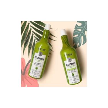 Imagem de Shampoo e Condicionador 1L - Inoar FIbra de Bambu
