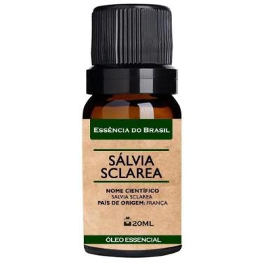 Imagem de Óleo Essencial Sálvia Sclarea 20Ml - Puro E Natural - Essência Do Bras