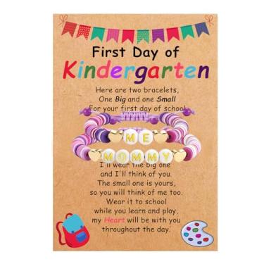 Imagem de Ymimanchil Pulseira First Day of School Pulseira de volta às aulas Mommy and Me First Day of School Gifts Pulseiras de volta às aulas, ADJUSTABLE, liga metálica, Sem Pedra Preciosa