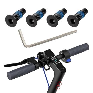 Imagem de LUCK4U 4 peças de acessórios de parafuso de cabeça de testa de scooter, kit de parafusos fixos de aço inoxidável, compatível com xiaomi M365 1s pro mi3 Ninebot Max G30/ES Series F Series Scooter