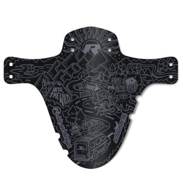 Imagem de Design Riesel – Para-lama dianteiro de bicicleta para proteção facial e garfo de suspensão – Ajuste seguro, para Enduro, Trail, All Mountain, Cross Country, Freeride, Downhill ou E-MTB – Schlamm: PE -