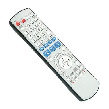 Imagem de Controle remoto de substituição EUR7659YC0 - ALLIMITY - compatível com gravador Panasonic DVD VCD Controle remoto EUR7659YC0