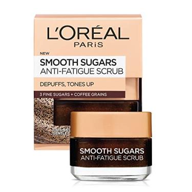 Imagem de L'Oreal Paris Skincare L'Oreal Paris Skin Care Pure Sugar Face Scrub Com Café Kona Para Renovar E Energizar Instantaneamente Para Uma Pele Macia E Brilhante, 1,7 Onças