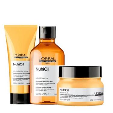 Imagem de Kit NutriOil Sh 300ml + Cond 200ml + Masc 250ml - Loreal Profissional