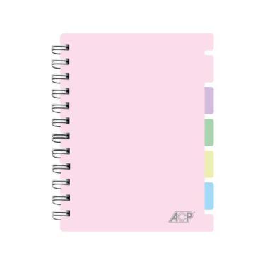 Imagem de Caderno Capa Flexivel Universitario 96 Folhas Rosa Acp