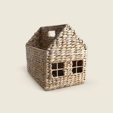 Imagem de Cesto Casinha Fibra Natural 29cm - A\BABY