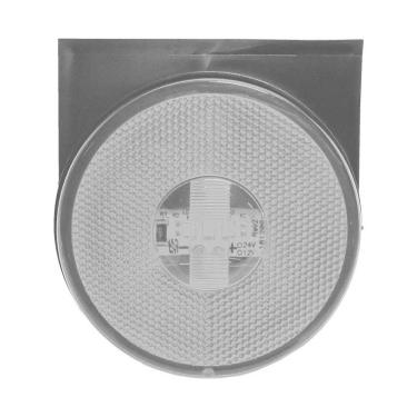 Imagem de Kit 12 Lanternas Lateral Led Caminhão Carreta Com Suporte Cr