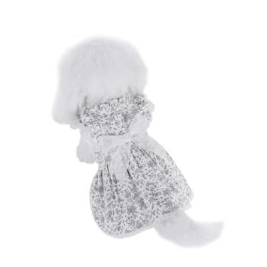 Imagem de INGSIST Roupas de renda para cães pequenas, médias, flores, para meninas, animais, floral, aniversário, férias, tamanho PP, P, M, G, GG