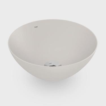 Imagem de Kit 2 Cubas de Apoio Redonda sem Mesa 350 Platinum P1 Incepa Bege