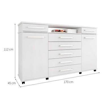 Imagem de Cômoda London 2 pt 7 gv Branco