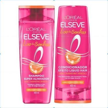 Imagem de Kit Elseve Liso Dos Sonhos - L'Oréal Paris, Shampoo e Condicionador 40