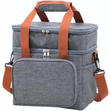 Imagem de Bolsa Termica Lancheira Bag Portatil Multiuso 2 Andares 13L - NeoBlue